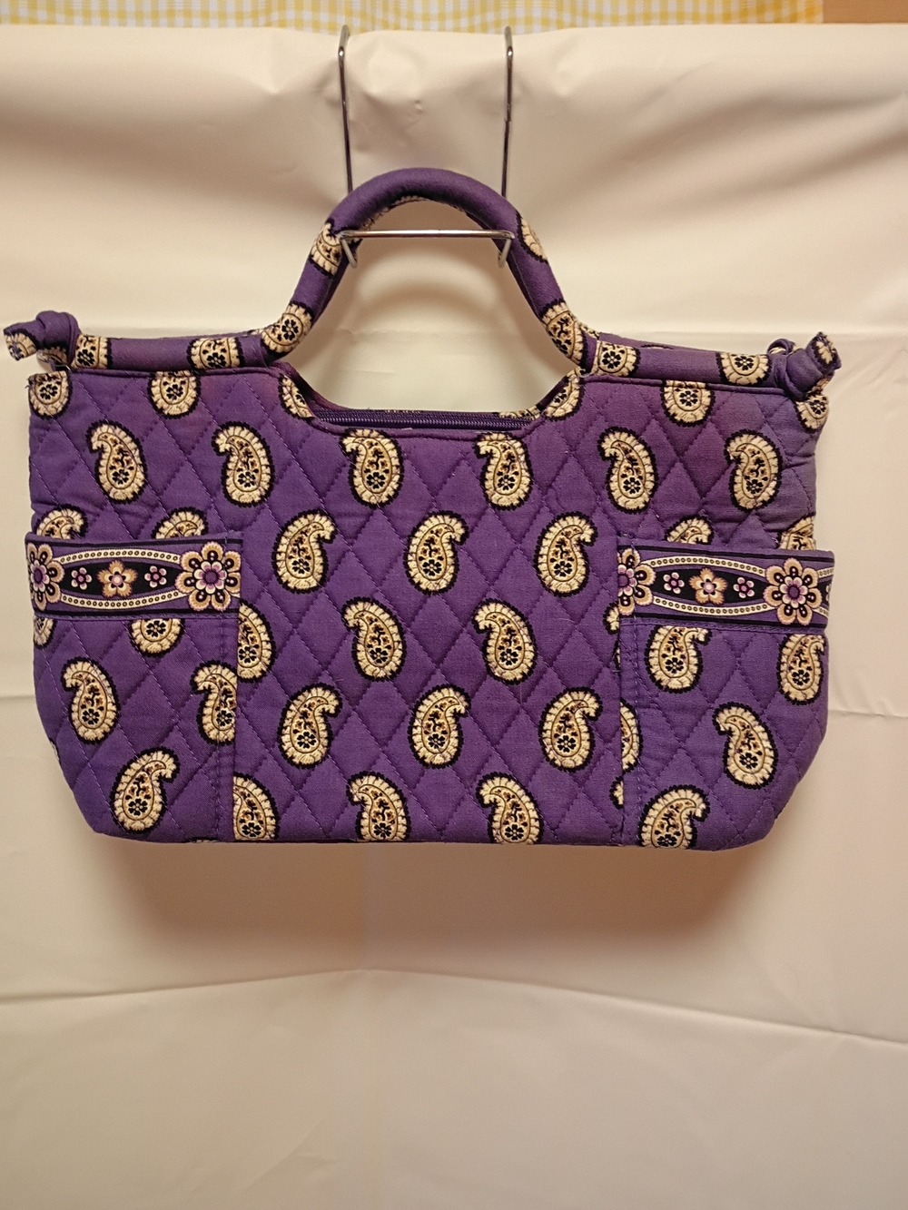 Vera Bradley Classic Gabby Handbag in Simply Violet Paisley
